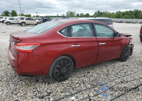 2015 Nissan Sentra S from USA, damaged, VIN 3N1AB7AP1FL652739